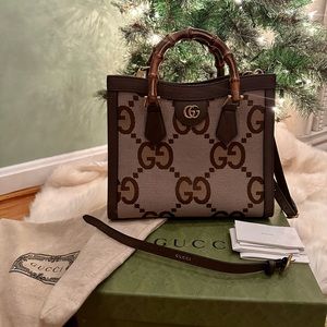 Gucci Diana NM bamboo handle tote